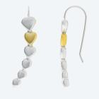 Herz-Ohrhänger 925 Sterling Silber bicolor - 113698200000 - 0 - 140px