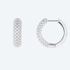 Creolen 925 Sterling Silber rhodiniert  Zirkonia - 113704100000 - 0 - 140px