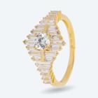 Ring 925 Sterling Silber vergoldet Zirkonia 19 - 113704900004 - 0 - 140px