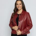 OTTO KERN Damen-Lederjacke kirschrot 38 - 113706700001 - 0 - 140px