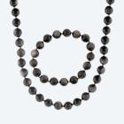 SET: Collier+Armband Obsidian Magnetverschluß - 113725800000 - 0 - 140px