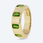 Ring 925 Sterling Silber vergoldet Chromdiopsid 18 - 113761900001 - 0 - 140px