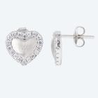 Ohrstecker Herz 925 St. Silber rhodiniert Zirkonia - 113773300000 - 0 - 140px