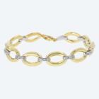 Armband 925 Silber bicolor Kanada Brillanten - 113774600000 - 0 - 140px