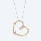 Herzanhänger+Kette 925 vergoldet Kanada Brillanten - 113775000000 - 0 - 140px