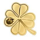 Shape-Münze "Kleeblatt" 1/200 oz. Feingold - 113786900000 - 0 - 140px