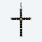 Kreuzanhänger 925 Silber bicolor Spinell - 113805400000 - 0 - 140px
