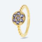 Ring 925 Silber vergoldet Tansanit 16 - 113808800001 - 0 - 140px