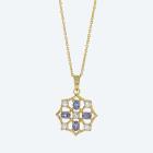 Anhänger + Kette 925 Silber vergoldet Tansanit - 113808900000 - 0 - 140px