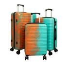 3-tlg. Poly-ABS-Kofferset 'Sierra' türkis-orange - 113824100000 - 0 - 140px