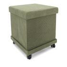 Hocker faltbar mit Untersatz Cord olivgrün - 113841100000 - 0 - 140px
