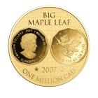 Goldmünze "Big Maple Leaf 2007" 1/200 oz. Feingold - 113842500000 - 0 - 140px