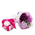 Set Baderosen Strauß lila + Herzbox rot-apricot - 113859400000 - 0 - 140px