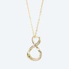 Anhänger mit Kette 925 Silber vergoldet Zirkonia - 113874700000 - 0 - 140px