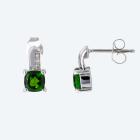 Ohrstecker 925 Silber rhodiniert Chromdiopsid - 113896700000 - 0 - 140px