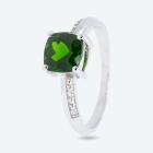 Ring 925 Silber rhodiniert Chromdiopsid 18 - 113896800002 - 0 - 140px