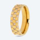 Ring Edelstahl vergoldet Zirkonia 18 - 113900300001 - 0 - 140px
