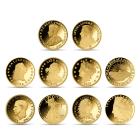 10er Set Nachprägung "Teuerste Goldmünzen d. Welt" - 113937400000 - 1 - 140px