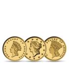 3 Goldmünzen "1 USD Komplett-Set-Kollketion" - 113940400000 - 0 - 140px