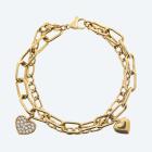 Armband Edelstahl vergoldet Zirkonia - 113956400000 - 0 - 140px