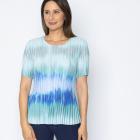 Jeannie Damen-Plissee-Shirt Farbverlauf - 113966500000 - 0 - 140px