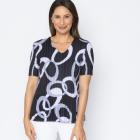 Jeannie Damen-Plissee-Shirt Ringe - 113966900000 - 0 - 140px