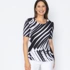 Jeannie Damen-Plissee-Shirt Grafisch - 113967000000 - 0 - 140px