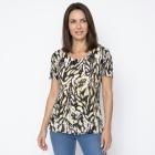 Jeannie Damen-Plissee-Shirt multicolor - 113967900000 - 0 - 140px