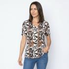Jeannie Damen-Plissee-Shirt animal - 113968000000 - 0 - 140px