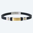 Armband Edelstahl bicolor, Silikon - 113974800000 - 0 - 140px