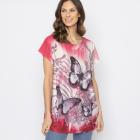 FASHION NEWS Damen-Shirt Butterfly beere M/L - 38-42 - 113978700001 - 0 - 140px