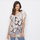 FASHION NEWS Damen-Shirt Butterfly beige M/L - 38-42 - 113978900001 - 0 - 140px