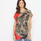 FASHION NEWS Damen-Shirt Tigerkopf Coral M/L - 38-42 - 113979400001 - 0 - 140px