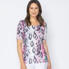 BRILLIANTSHIRTS Damen-Shirt Snake multicolo 36/38 - 113981700001 - 0 - 140px