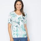 BRILLIANTSHIRTS Damen-Shirt Palmen 36/38 - 113983800001 - 0 - 140px