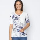 BRILLIANTSHIRTS Damen-Shirt Blumenranke 36/38 - 113984100001 - 0 - 140px