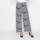 FASHION NEWS Damen-Hose Blätter grau/multicolor M/L - 38/40 - 114019800001 - 0 - 140px