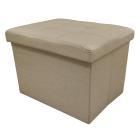 Sitzhocker Leinenoptik faltbar, beige - 114022200000 - 0 - 140px