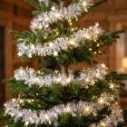 LED-Lamettagirlande mit Sterne silber - 114038100000 - 0 - 140px