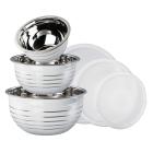 KING Schüssel-Set 3/6 tlg. Classic mit Deckel - 114078600000 - 0 - 140px