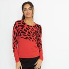 MILANO Design Damen-Pullover rot/schwarz 36/38 - 114094900001 - 0 - 140px