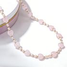 Collier Rosenquarz, Süßwasserzuchtperlen - 114126700000 - 0 - 140px