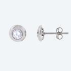 Ohrstecker 375 Gold rhodiniert Zirkonia - 114156200000 - 0 - 140px
