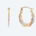 Creolen 375 Gelbgold tricolor - 114156300000 - 0 - 140px