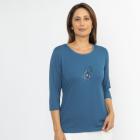 RÖSSLER SELECTION Damen-Shirt petrol 54 - 114171000009 - 0 - 140px