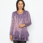 TRENDS by J. Leibfried Longshirt lila/altrosa 36/38 - 114221400001 - 0 - 140px