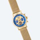 PortaS Herren-Automatikuhr "Sebnitz", blau-gold - 114228400000 - 0 - 140px