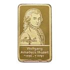 Goldbarren Wolfgang Amadeus Mozart  1/200 oz. - 114244700000 - 0 - 140px