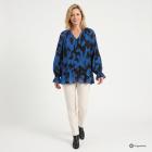 TRENDS by J. Leibfried Plisseebluse blau/schwarz 36/38 - 114250400001 - 0 - 140px