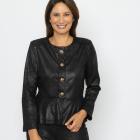 Signature Coll. by H. S. Kunstlederjacke schwarz 44/46 - 114323000003 - 0 - 140px
